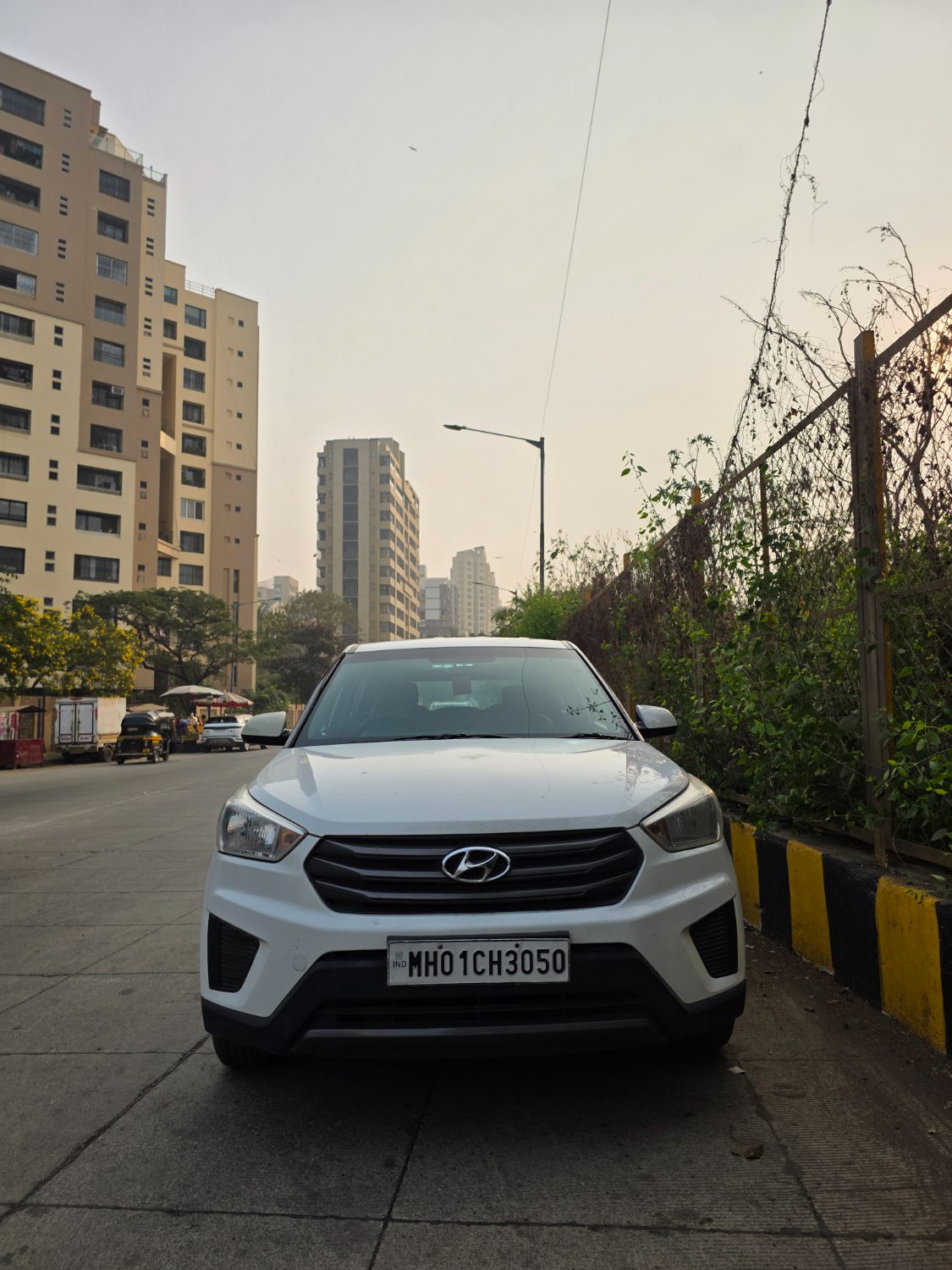 White Hyundai Creta SUV